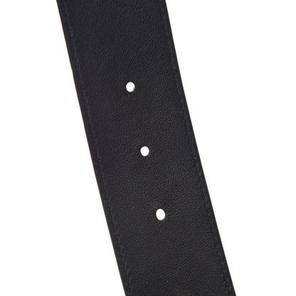Gucci Suede GG Marmont Clover Belt 95 38 Black 5 of 7