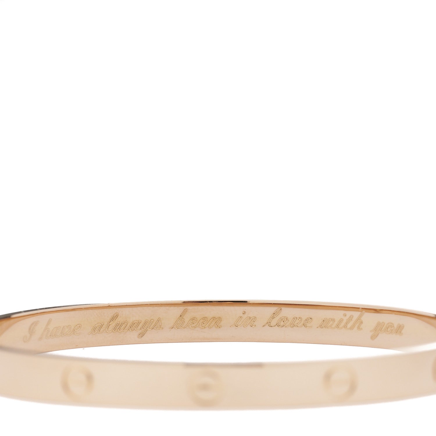 Cartier 18K Pink Gold LOVE Bracelet 20 4 of 4