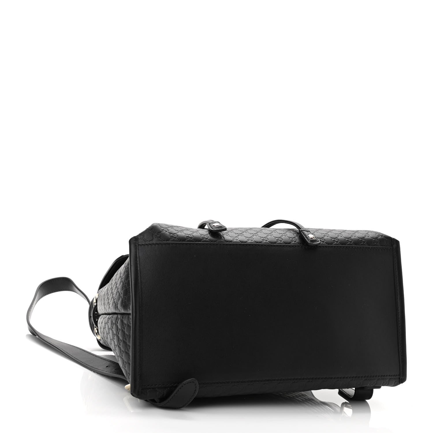 Gucci Microguccissima Drawstring Backpack Black 3 of 9