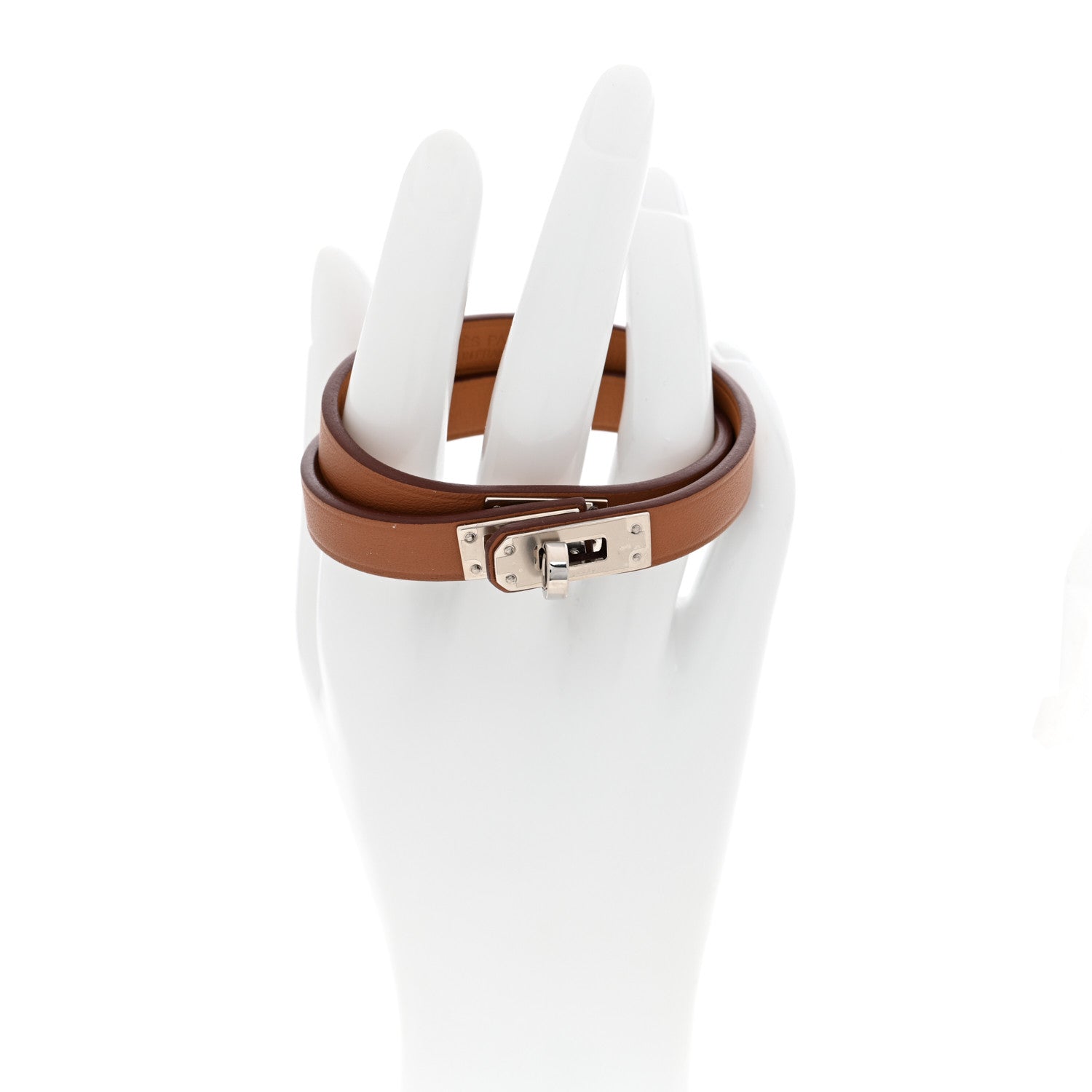 Hermes Swift Kelly Double Tour Bracelet T2 Gold 2 of 5