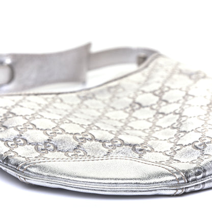 Gucci Guccissima Small Princy Hobo Silver 6 of 11