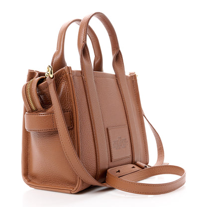 Marc Jacobs Grained Calfskin Mini The Tote Bag Argan Oil 3 of 13