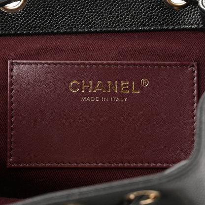 Chanel Caviar Quilted Mini Business Affinity Backpack Black 6 of 10