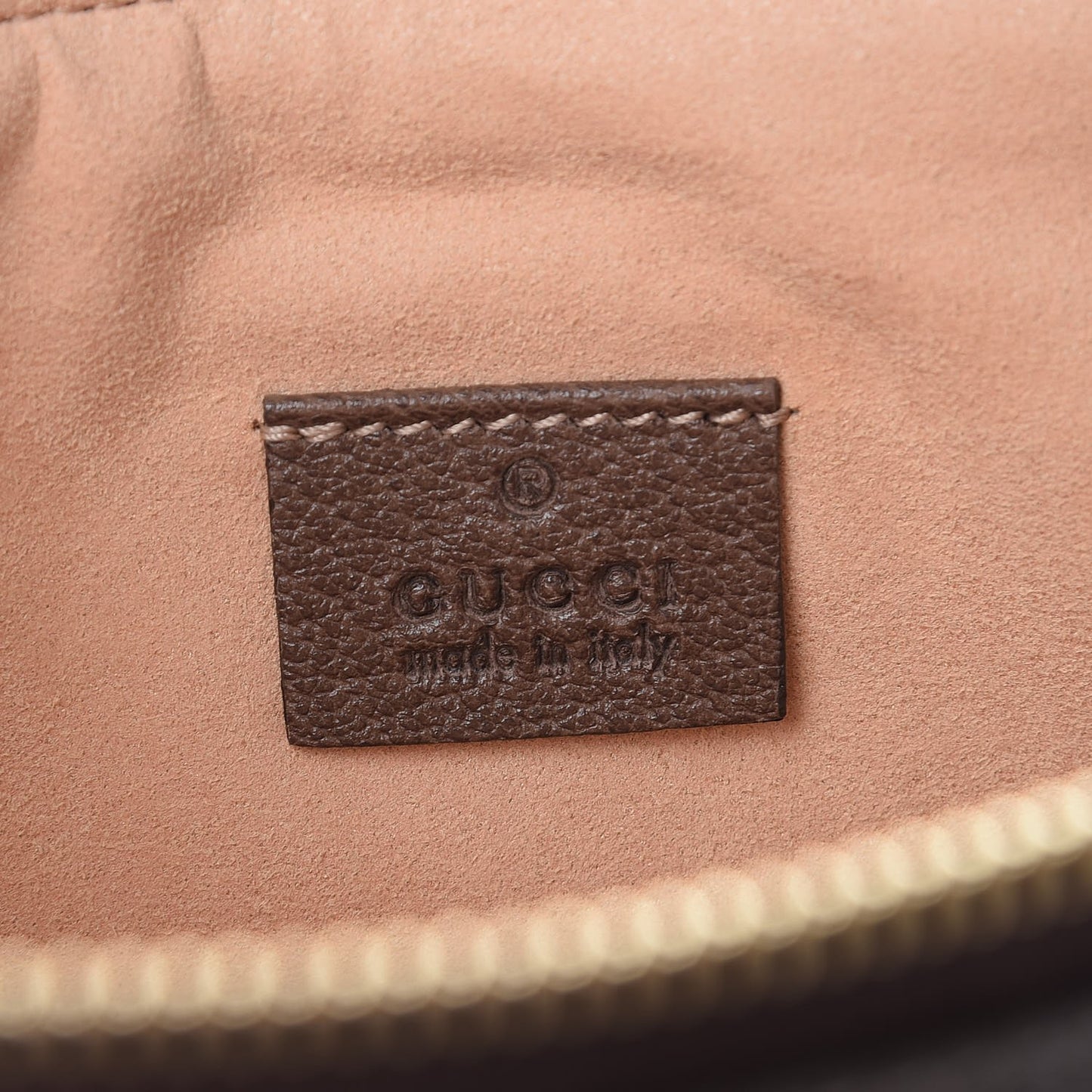 GG Supreme Monogram Large Ophidia Pouch Clutch Brown