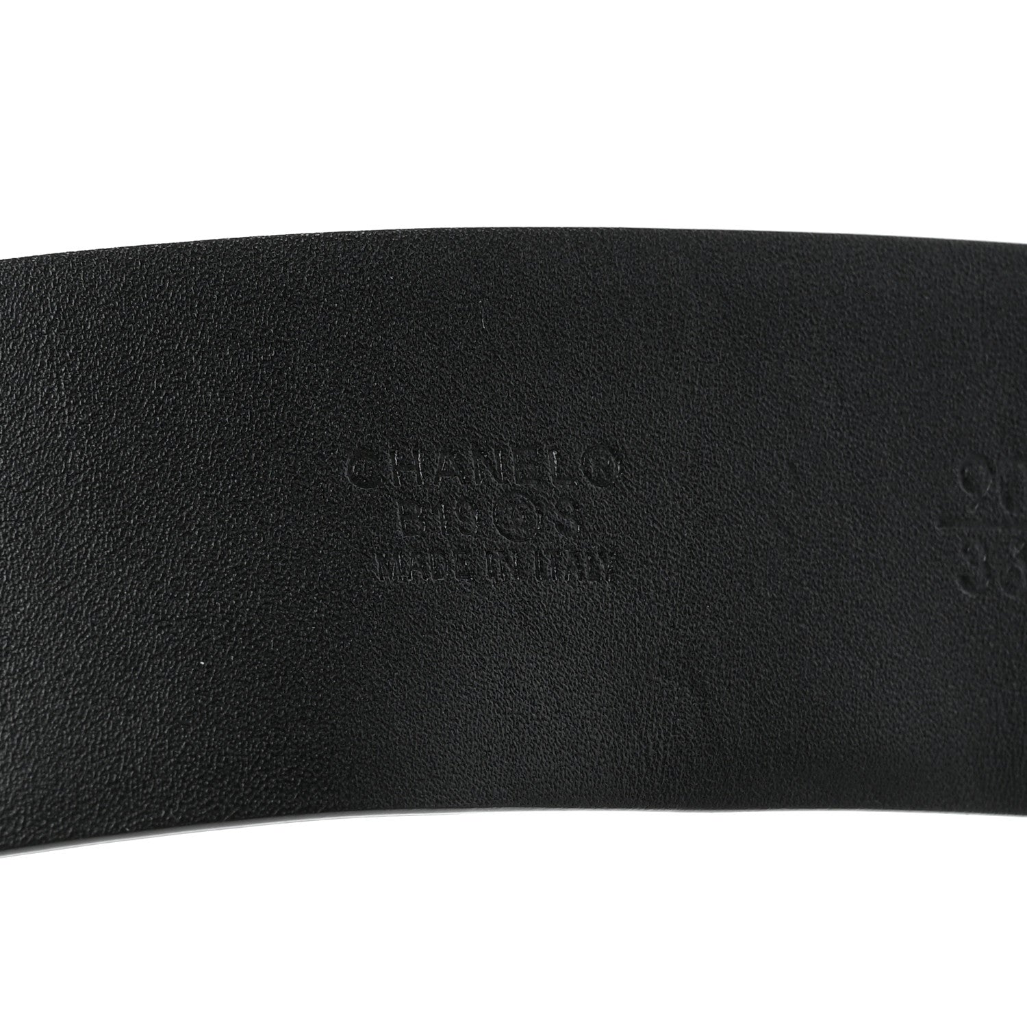 Chanel Pearl Crystal Sparkling Pearls CC Belt 90 36 Black 5 of 7