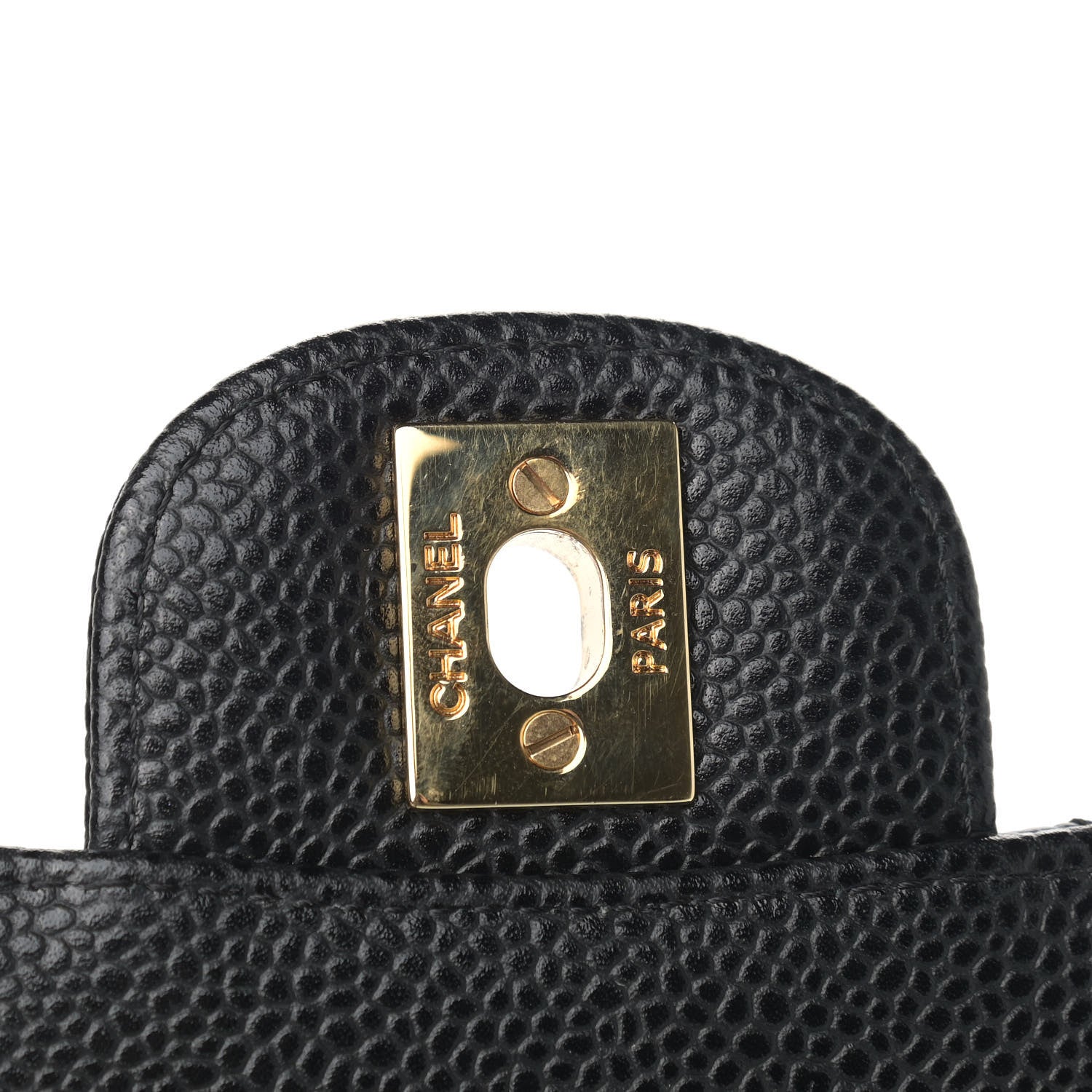 Chanel Caviar Quilted Medium Double Flap Black 13 of 15