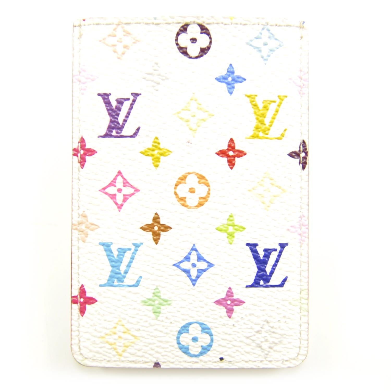 Louis Vuitton Monogram Multicolor Mirror and Case Pouch White 3 of 7