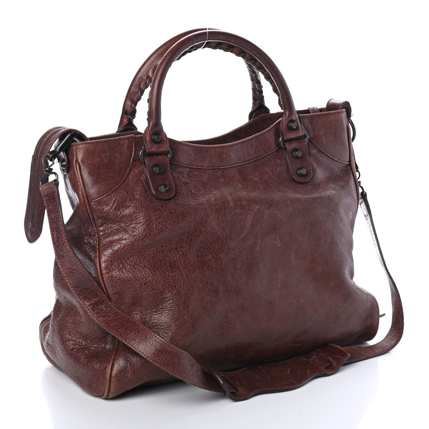 Balenciaga Agneau Classic Hardware Velo Castagna 2 of 4