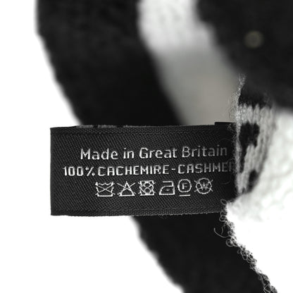 Chanel Cashmere CC Beanie Hat Ecru Black 6 of 10