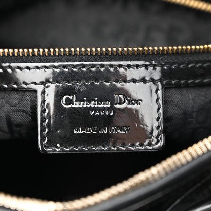 Christian Dior Patent Cannage Large Lady Dior Black 6 of 15