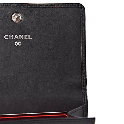 Chanel Calfskin Quilted Cambon Business Card Holder Black 11 of 14