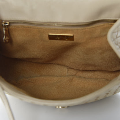 Bottega Veneta Nappa Intrecciato Crossbody Flap Bag Beige 5 of 8