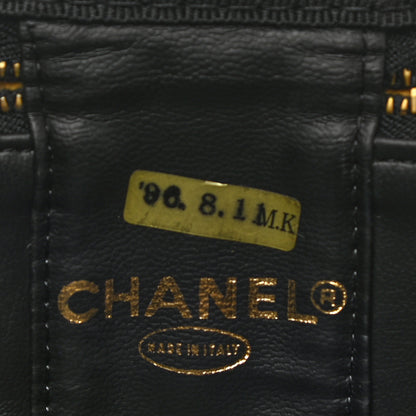 Chanel Caviar CC Vanity Cosmetic Case Black 6 of 7
