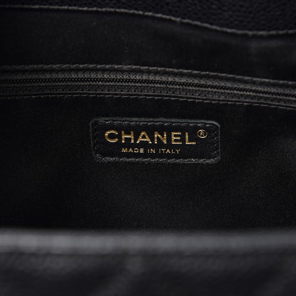 Chanel Caviar Quilted XL Grand Shopping Tote GST Black 6 of 13