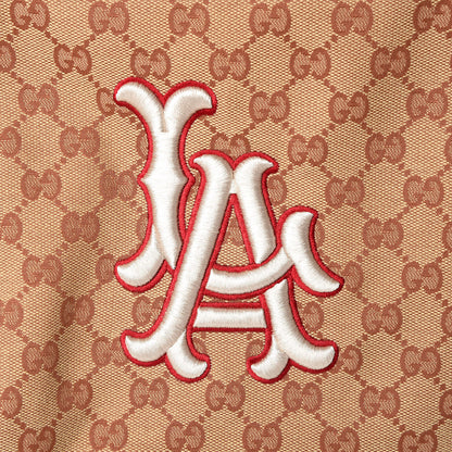 Gucci X MLB GG Monogram LA Dodgers Large Backpack Beige Ruggine Ivory 11 of 11