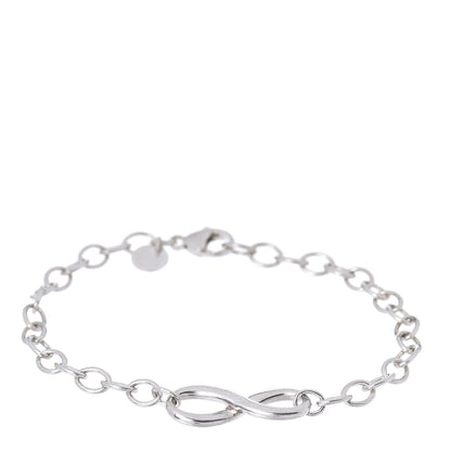 Tiffany Sterling Silver Infinity Chain Bracelet 1 of 4