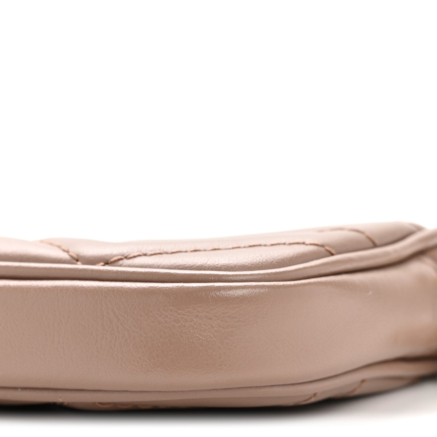 Calfskin Matelasse Mini GG Marmont Chain Crossbody Bag Porcelain Rose