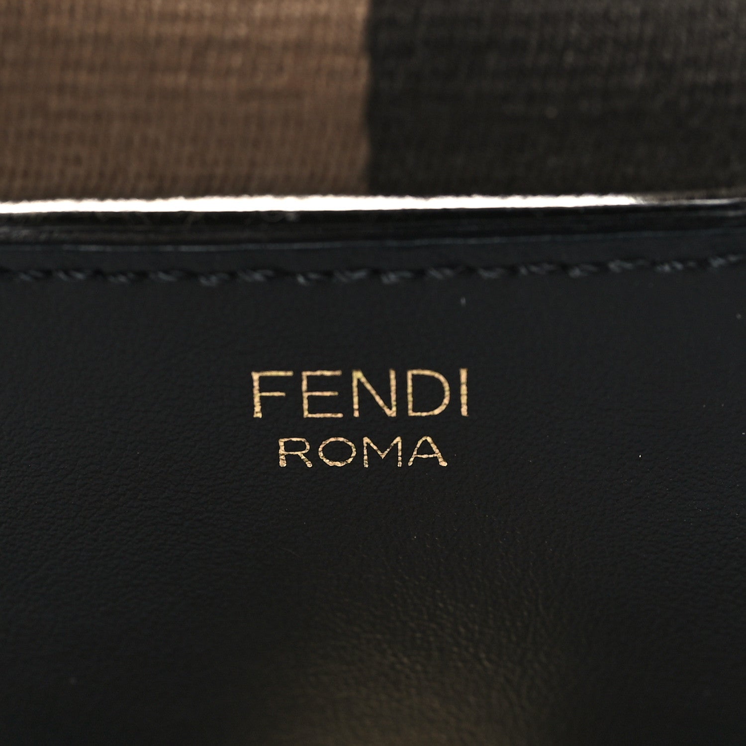 Fendi Vitello Grace Matte Mini Guitar Bag Black 6 of 10