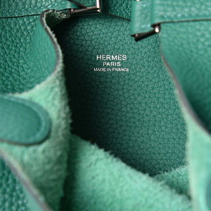 Hermes Taurillon Clemence Picotin Lock 18 PM Vert Vertigo 5 of 9