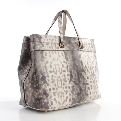 Gucci Karung Printed Large Bright Bit Animalier Top Handle Tote 3 of 7