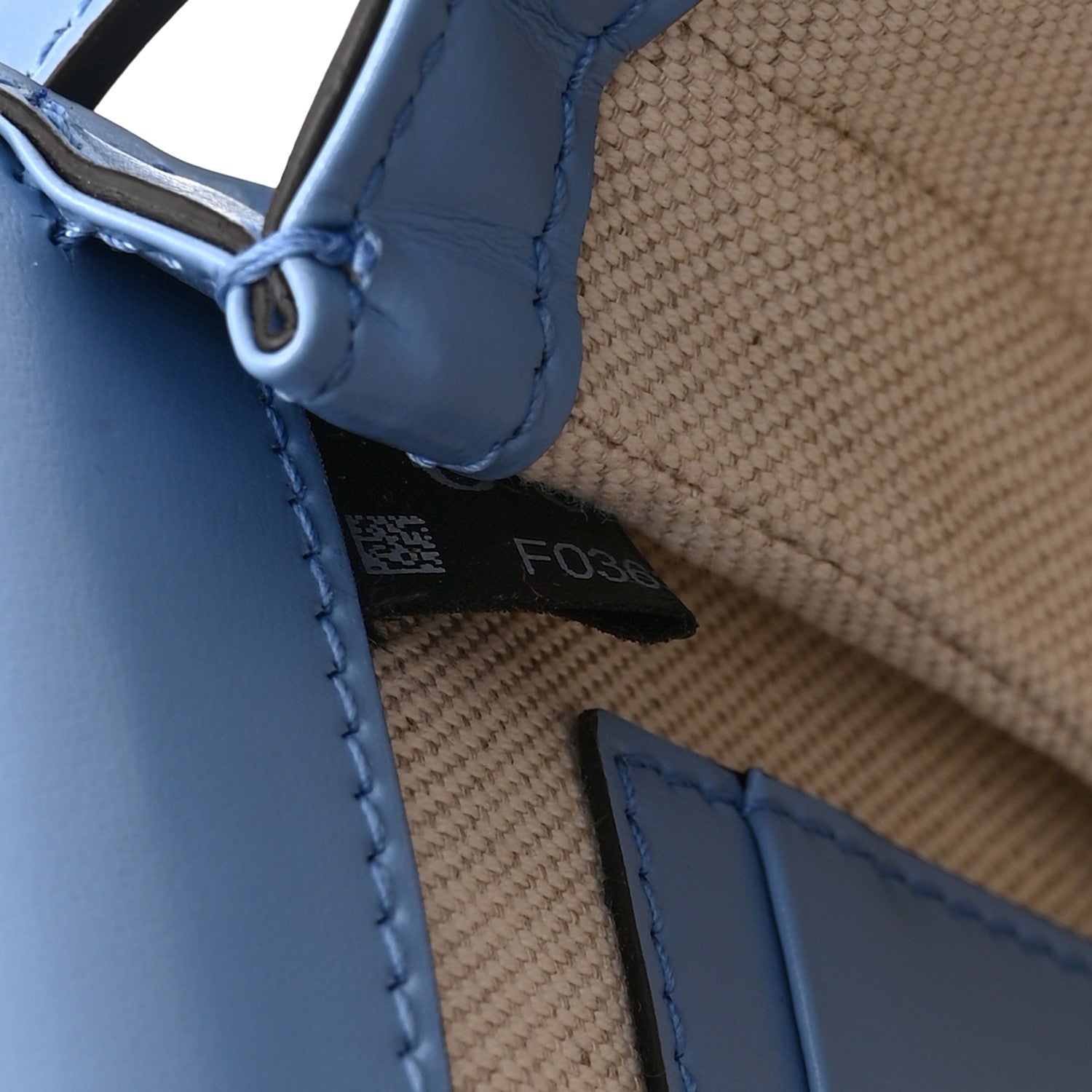 Gucci Boarded Dyana Lux Calfskin Web Mini Bamboo 1947 Top Handle Bag Blue 8 of 11