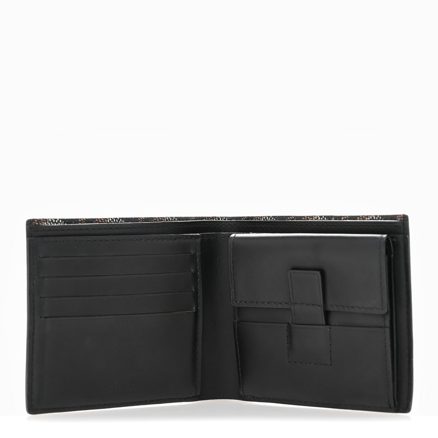 Goyardine Saint Florentin Bi-Fold Wallet Black Yellow