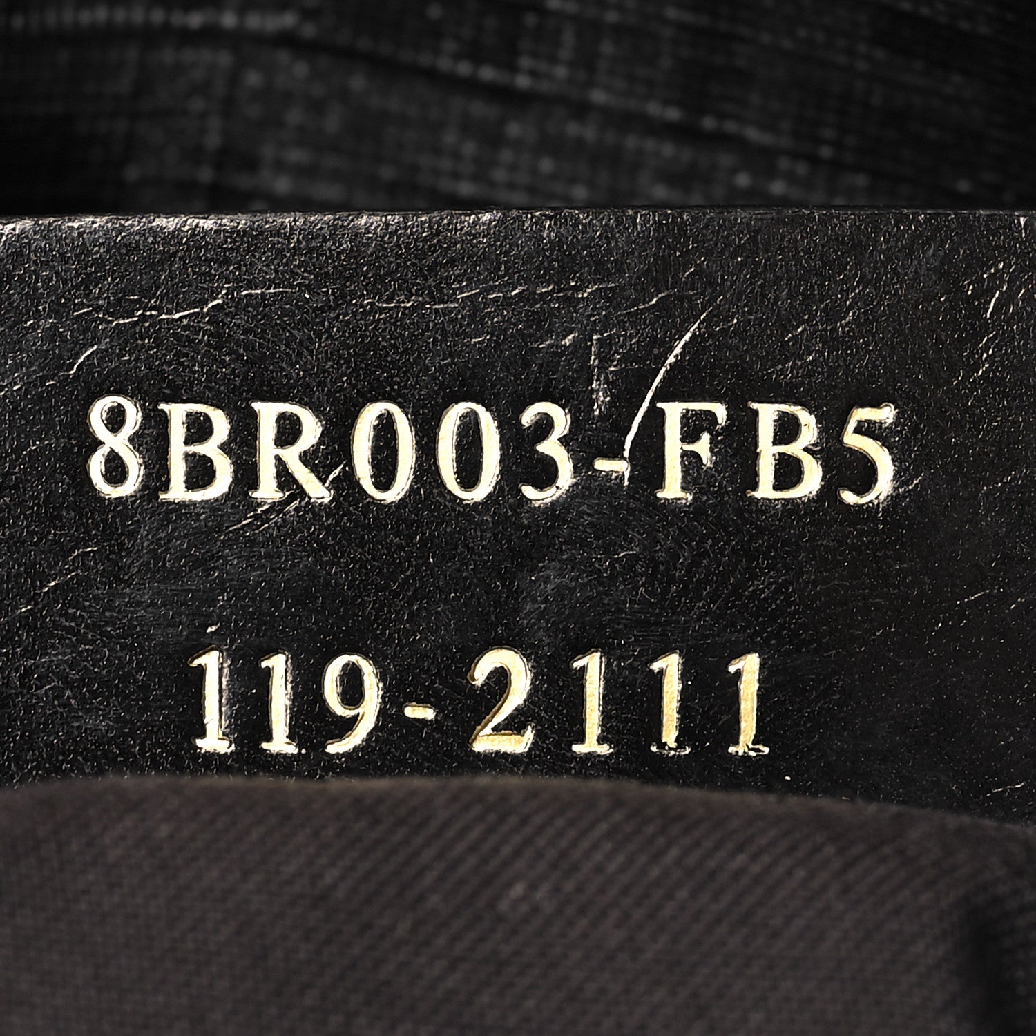 Fendi Zucchino Spalmati Vitello Forever Baguette Black 7 of 10
