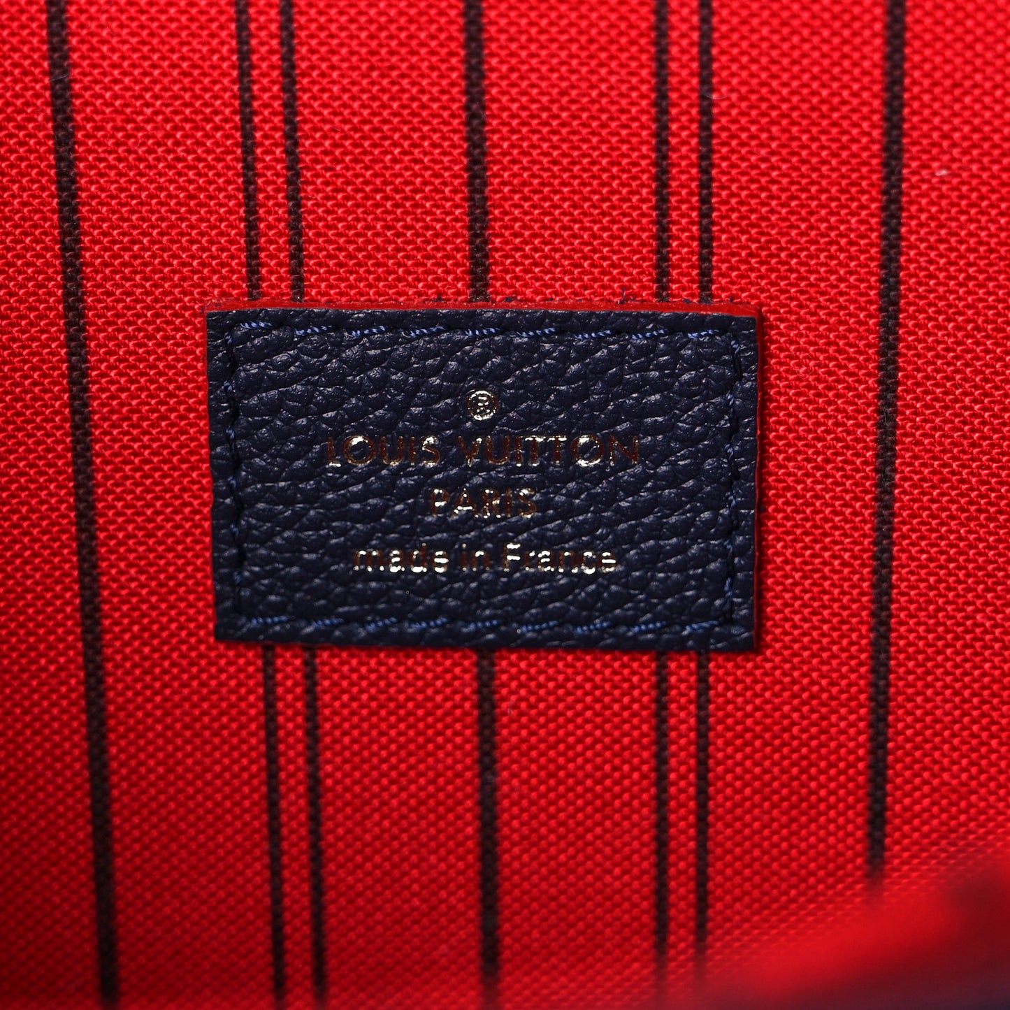 Empreinte Pochette Metis Marine Rouge