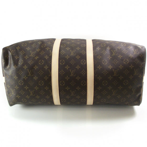 Louis Vuitton Monogram Keepall 55 + Strap 4 of 8