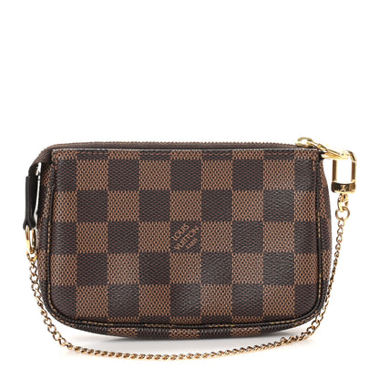 Louis Vuitton Damier Ebene Mini Pochette Accessories 1 of 11