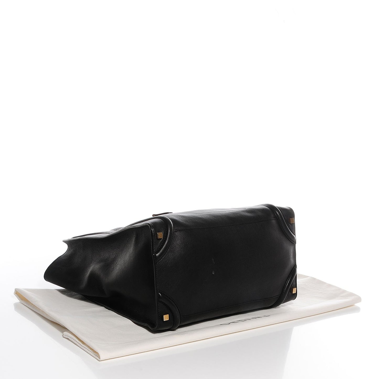 Smooth Calfskin Medium Luggage Black
