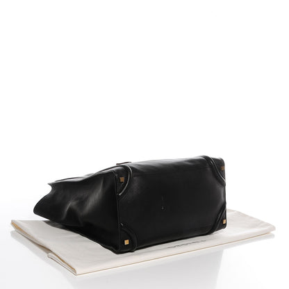 Celine Smooth Calfskin Medium Luggage Black 4 of 7