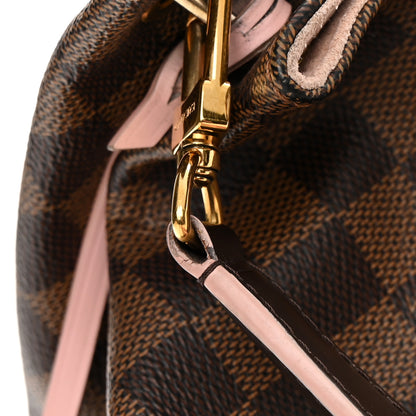 Louis Vuitton Damier Ebene Caissa Hobo Rose Ballerine 20 of 21