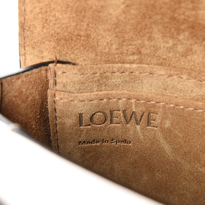 Loewe Calfskin Mini Gate Crossbody Bag Khaki Green Soft White 6 of 9