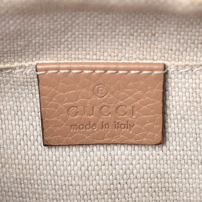 Gucci Pebbled Calfskin Small Soho Disco Bag Camelia 10 of 15