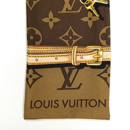 Louis Vuitton Silk Monogram Confidential Bandeau Brown 2 of 4