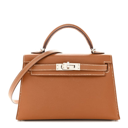 Hermes Epsom Mini Kelly Sellier 20 Gold 1 of 11