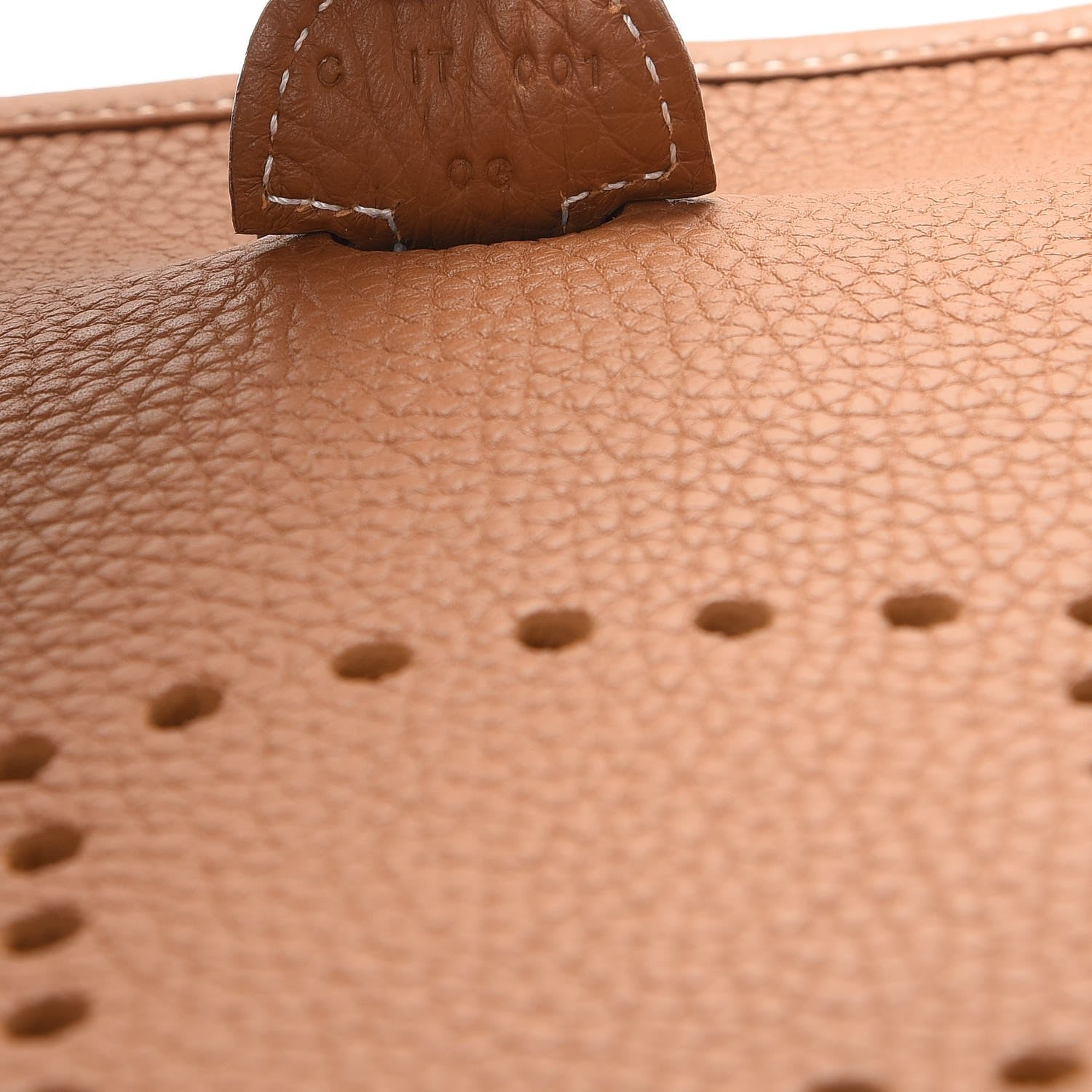 Hermes Taurillon Clemence Evelyne III PM Gold 6 of 9