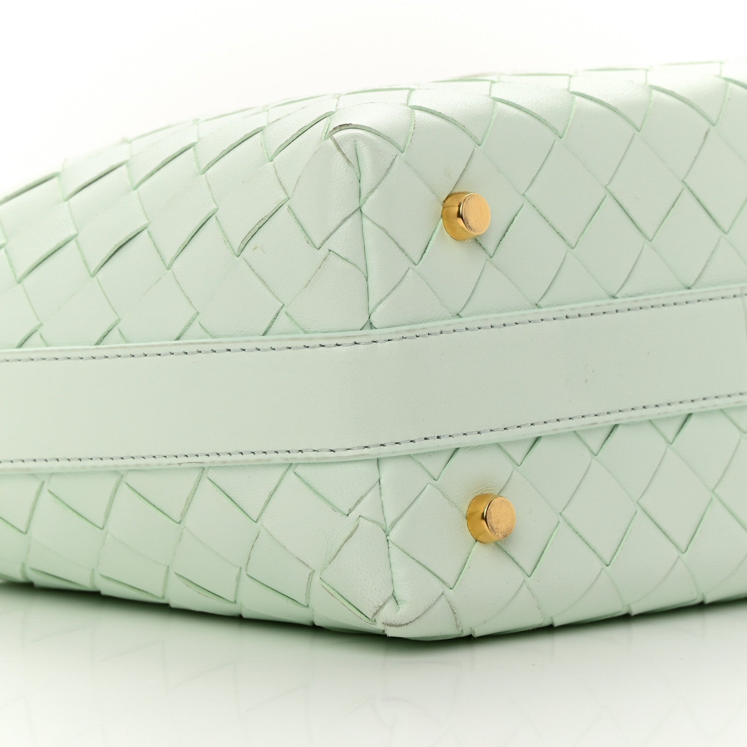 Bottega Veneta Nappa Intrecciato Wallace Shoulder Bag Glacier 9 of 14