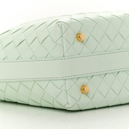 Bottega Veneta Nappa Intrecciato Wallace Shoulder Bag Glacier 9 of 14