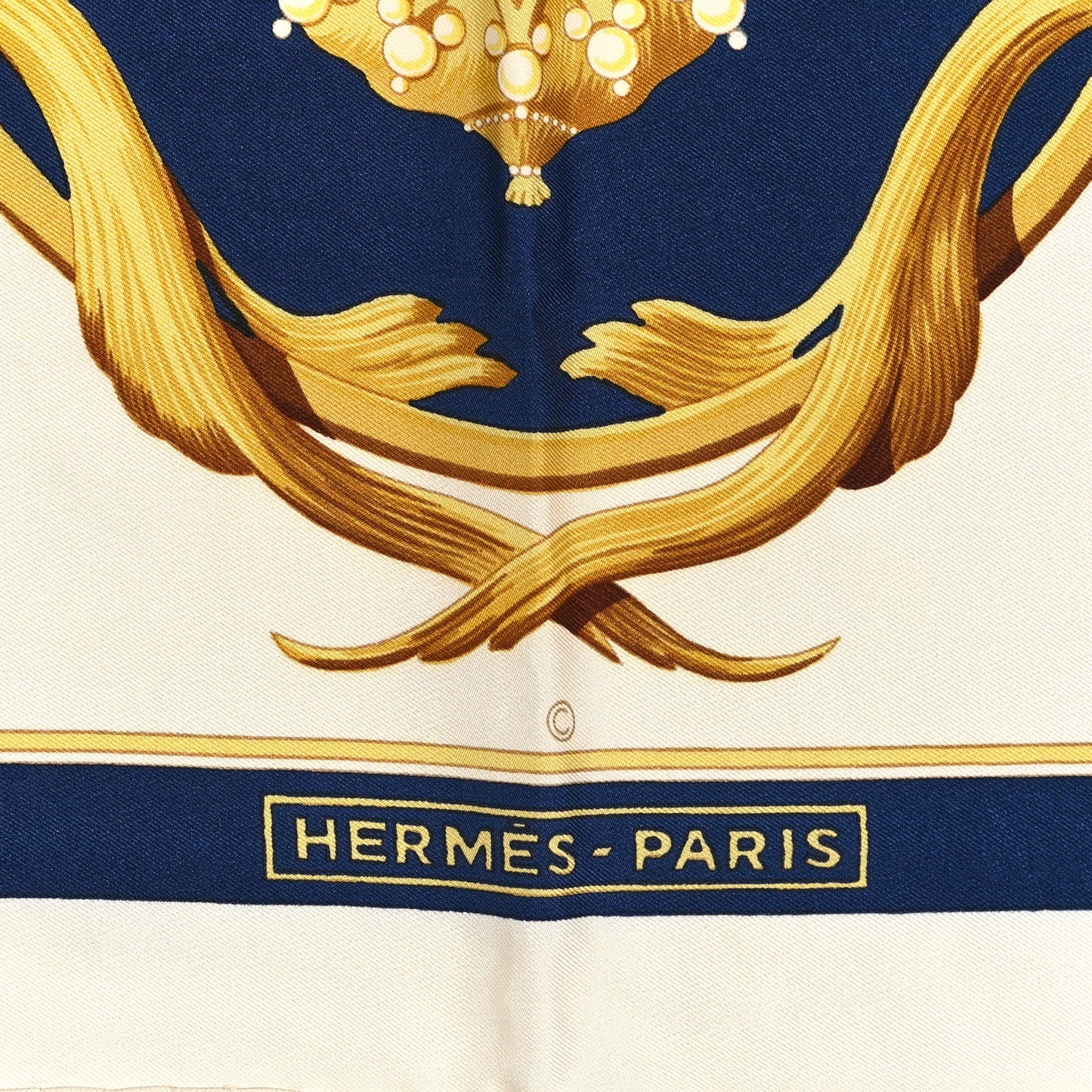 Silk Couronnes Crown Scarf 90
