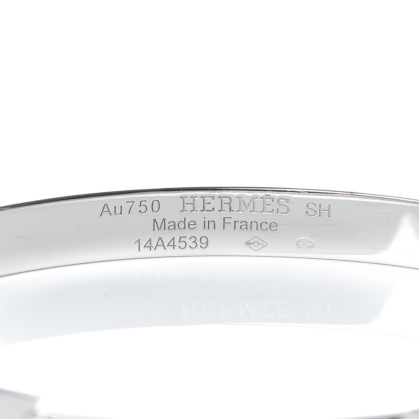18K White Gold Diamond PM Kelly Bracelet SH