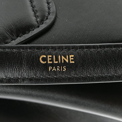 Celine Satinated Calfskin Small 16 Top Handle Bag Black 7 of 11