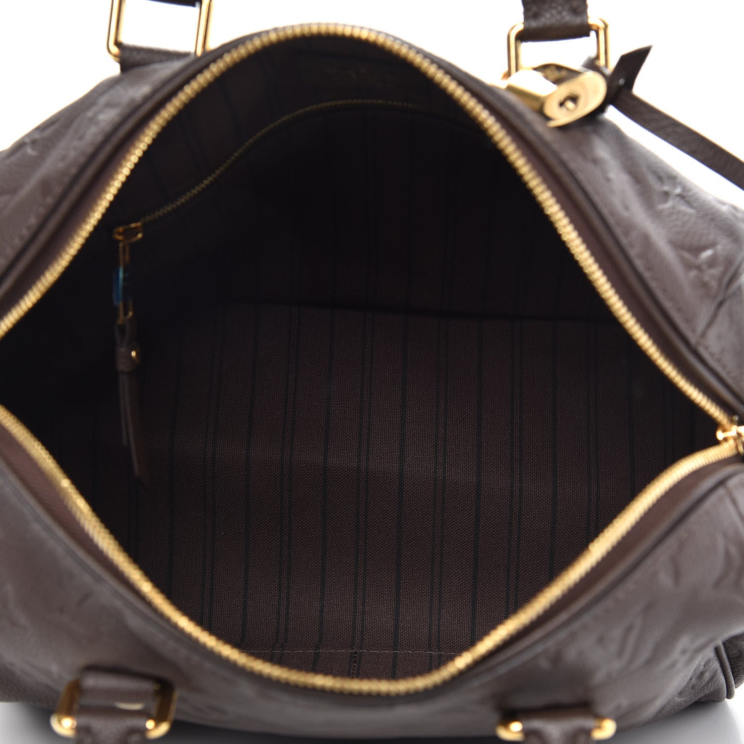 Louis Vuitton Empreinte Speedy Bandouliere 25 Chocolate 5 of 12