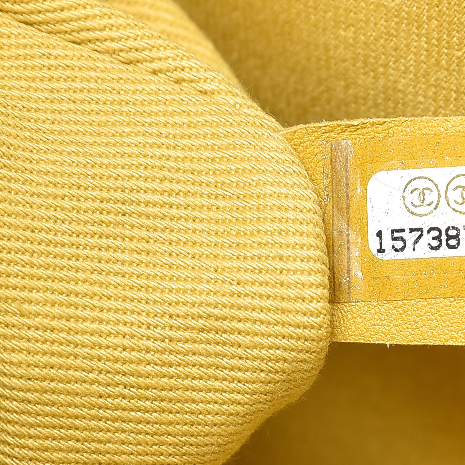 Chanel Glazed Calfskin Quilted Medium Just Mademoiselle Bowling Bag Yellow 9 of 9