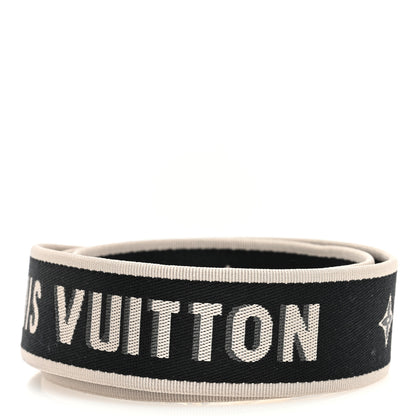 Louis Vuitton Jacquard Diane Shoulder Strap Black Ivory 2 of 3