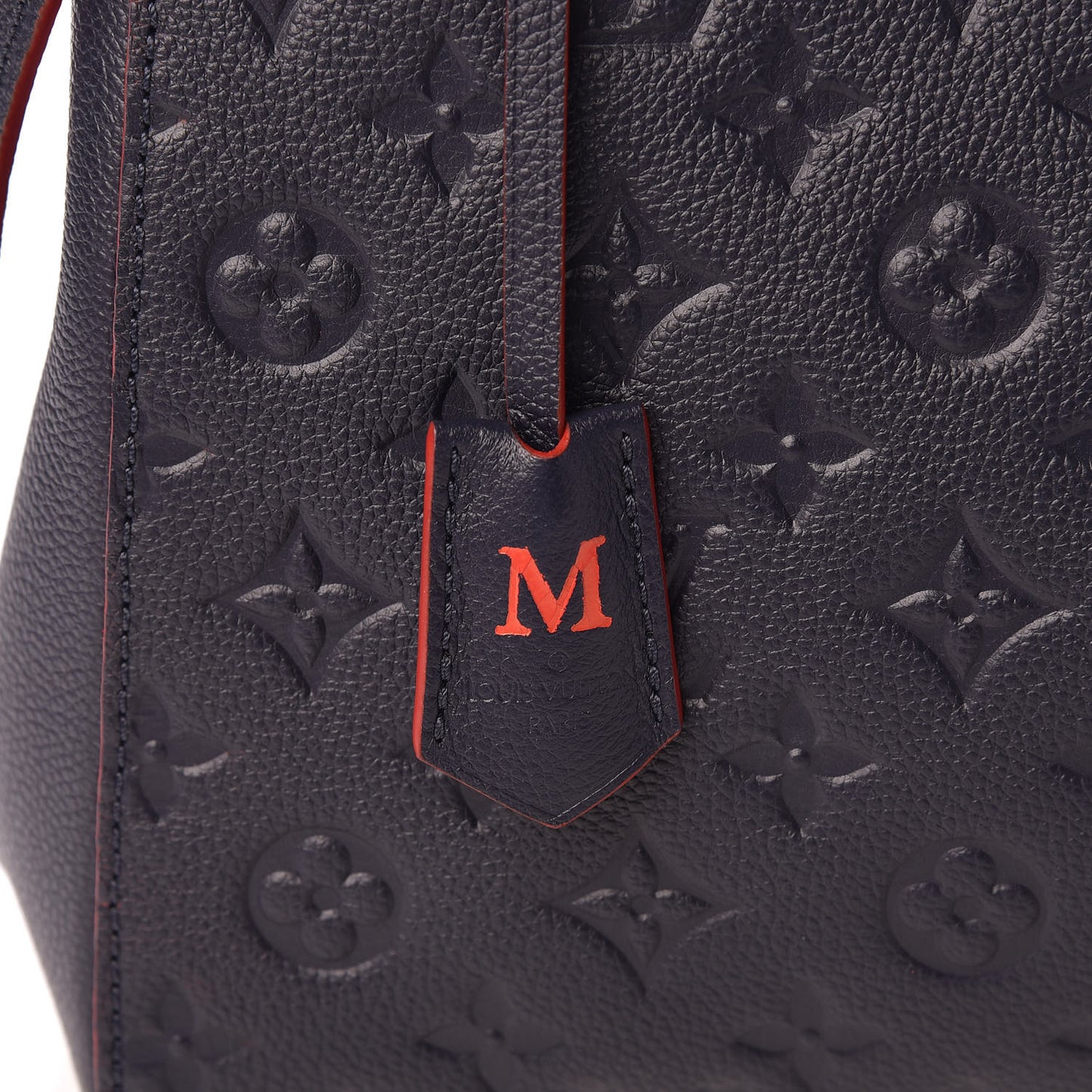 Empreinte Montaigne MM Marine Rouge