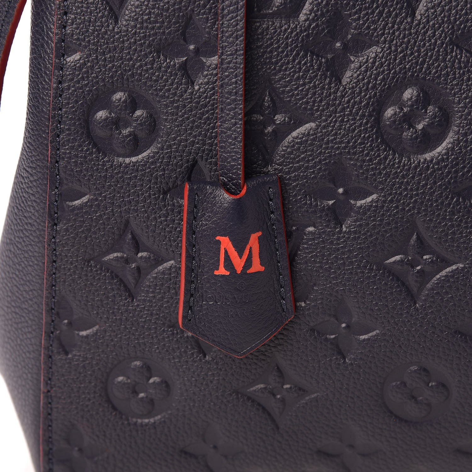 Louis Vuitton Empreinte Montaigne MM Marine Rouge 7 of 11