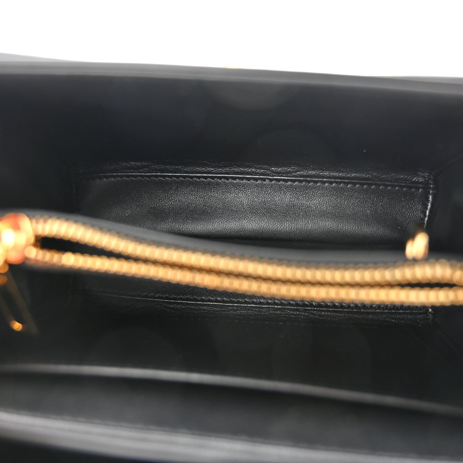 Celine Satinated Calfskin Mini 16 Top Handle Bag Black 4 of 11