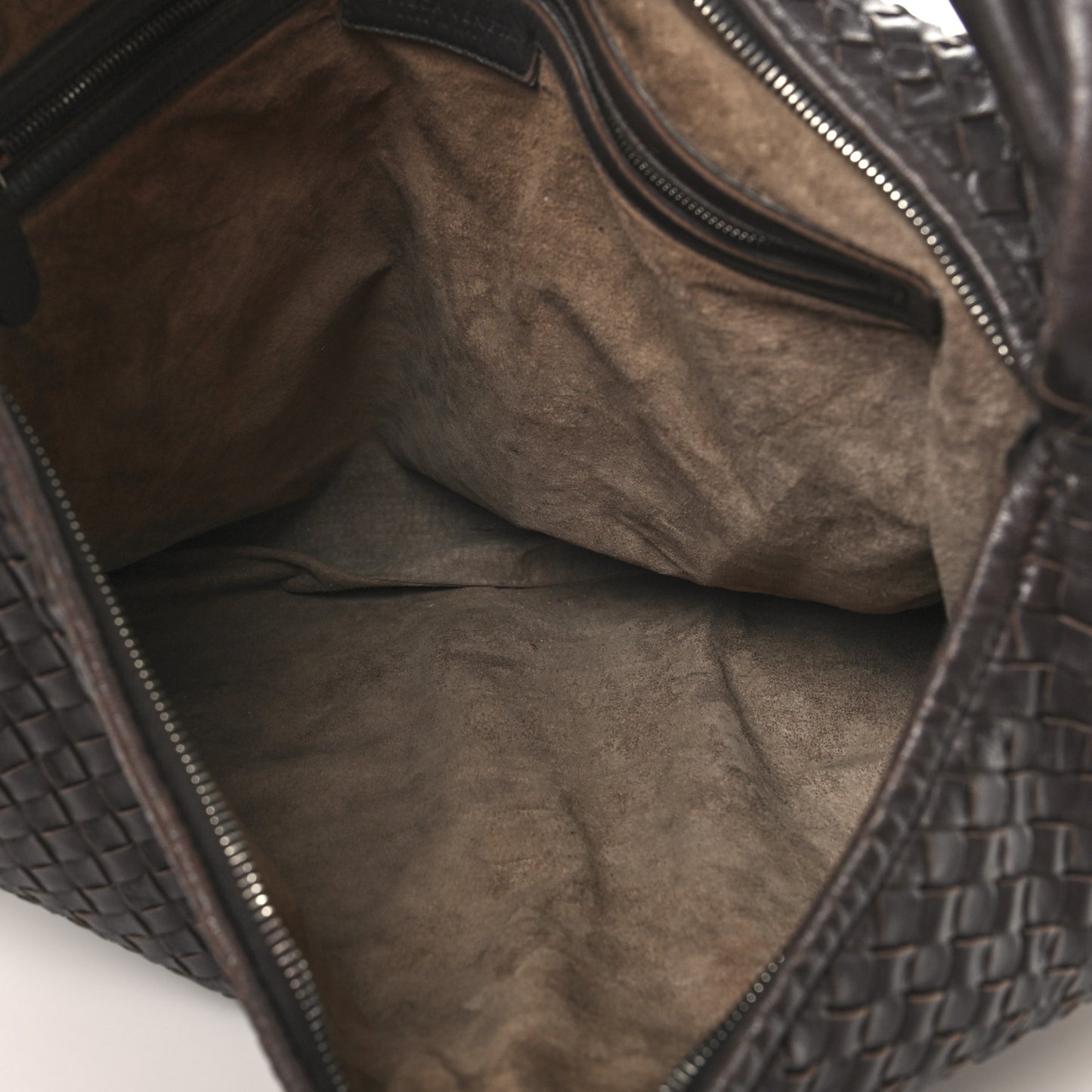 Nappa Intrecciato Maxi Veneta Hobo Ebano